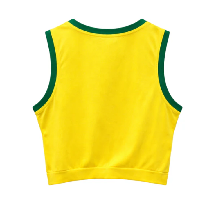 Cropped da Seleção Brasileira Oficial | Copa 2026/2027 - Feminino