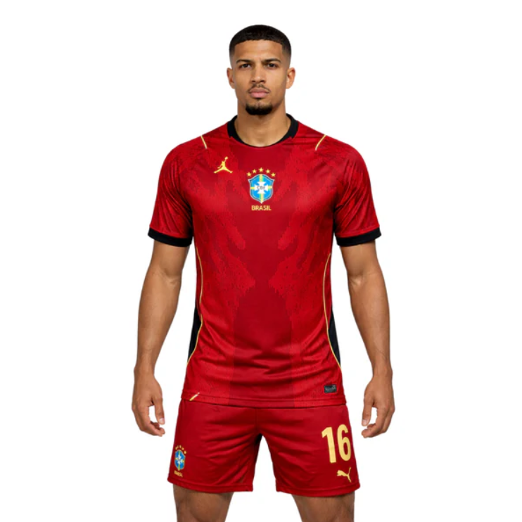 Camisa da Seleção Brasileira Vermelha | Copa 2026/2027 - Masculina