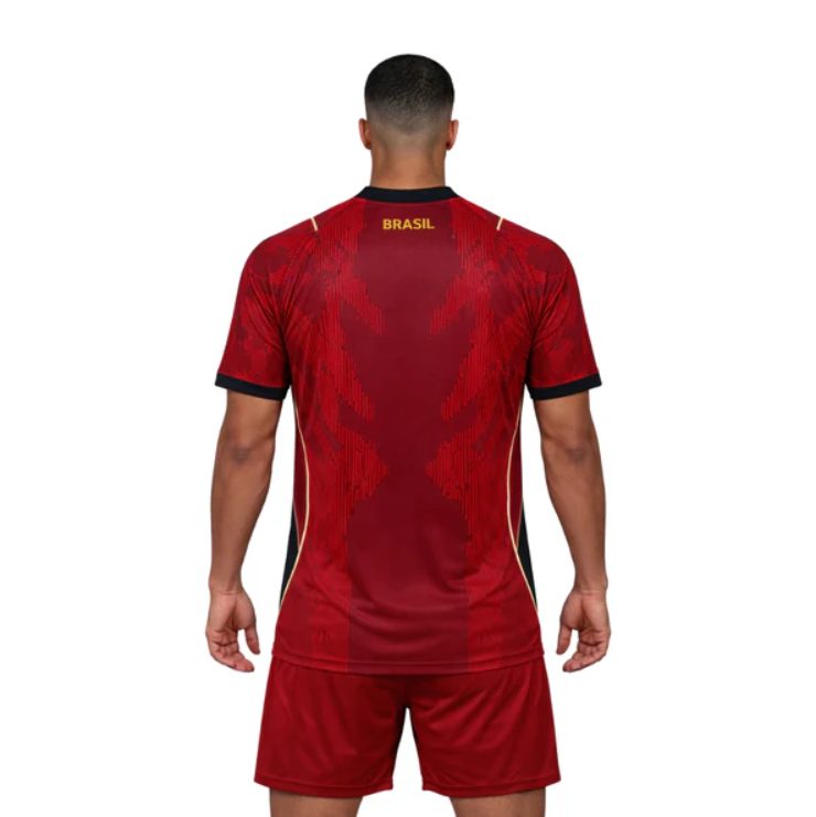 Camisa da Seleção Brasileira Vermelha | Copa 2026/2027 - Masculina