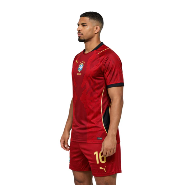 Camisa da Seleção Brasileira Vermelha | Copa 2026/2027 - Masculina