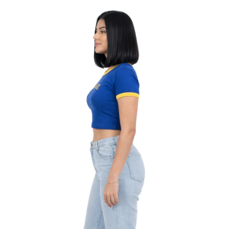 Baby Look Brasil Azul | Copa 2026/2027 - Feminino