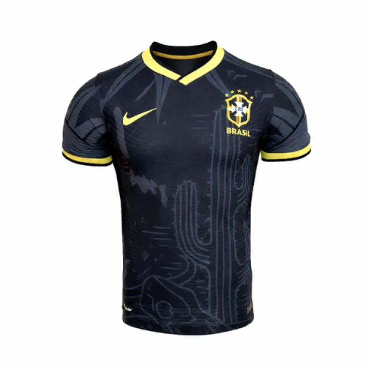 Camisa da Seleção Brasileira Preta | Copa 2024/2025 - Masculina