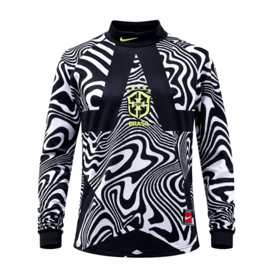 Camisa da Seleção Brasileira Goleiro Manga Longa | Copa 2026/2027 - Masculina