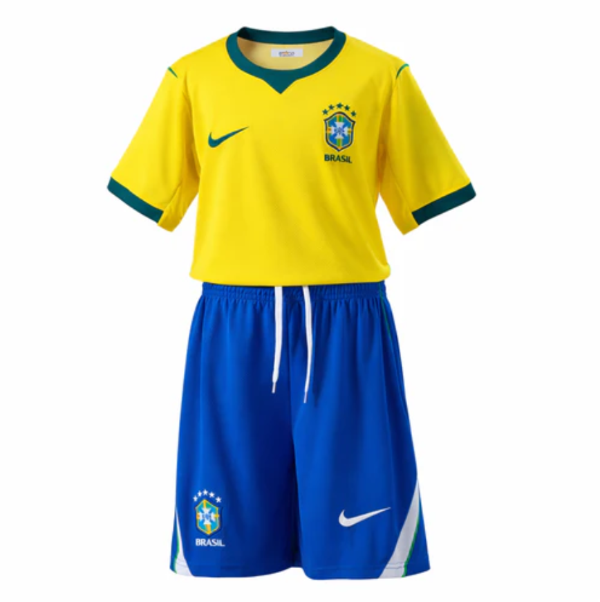Camisa Infantil da Seleção Brasileira Oficial | Copa 2026/2027