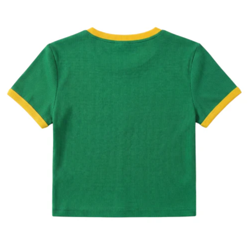 Baby Look Brasil Verde | Copa 2026/2027 - Feminino